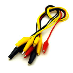 Alligator Clips with Wires (Pack of 10)