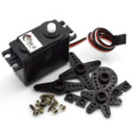 360 Degree Continuous Rotation Servos for Smart Car Robots Aerospace Gear Motor Smart Car Robot Torsion 5.5kg/cm DC 4.8V-6V